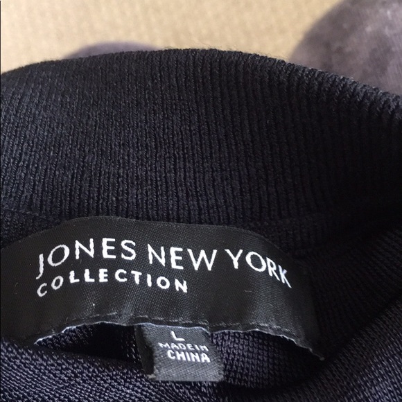 JONES NEW YORK Dark Navy rayon and acrylic dress - Picture 4 of 6